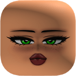 Y2K Preppy E-Girl Baddie Face [Emerald Green]
