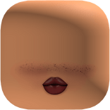 Y2K Preppy E-Girl Baddie Face [Eyeless]