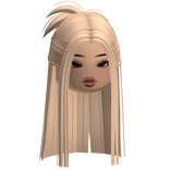 Y2K Pretty Hair w/ Makeup Face (Blonde)