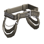 Y2K Punk Grunge Emo Beige Streetwear Waist Straps