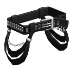 Y2K Punk Grunge Emo Black Streetwear Waist Straps
