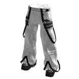 Y2k Punk/Gothic Cargo Strap Pants - White