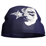 Y2k Purple Face Star Graphic Beanie