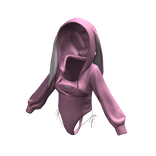 Y2k Rabbit Hoodie Pink&White[JEYS]