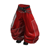 Y2K Racer Girl Pants (Black Bright Red)