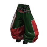 Y2K Racer Girl Pants (Black Forest Green)