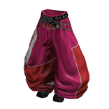 Y2K Racer Girl Pants (Black Hot Pnk)