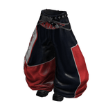 Y2K Racer Girl Pants (Black Navy Blue)