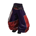 Y2K Racer Girl Pants (Black Purple)