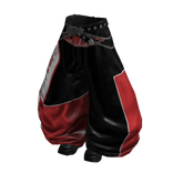 Y2K Racer Girl Pants (Black Red Black)