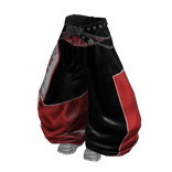 Y2K Racer Girl Pants (White Black)