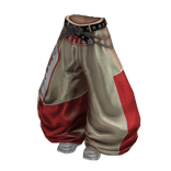 Y2K Racer Girl Pants (White Cream)