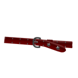 Y2K Red Heart Stubbed Belt