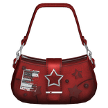 Y2K Red Purse Trendy Girl Side Handbag Gyaru 2000s