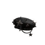 y2k retro metallic star cap