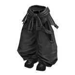 Y2K Ripped Layered Denim Tears Cloth (Grey Black)