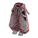 Y2K Ripped Layered Denim Tears Cloth (Pink Black)