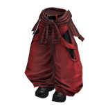 Y2K Ripped Layered Denim Tears Cloth (Red Black)