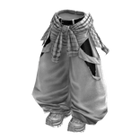Y2K Ripped Layered Denim Tears Cloth (White Black)