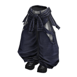 Y2K Ripped Layered Denim TearsCloth(DarkBlueWhite)