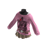 💗Y2K ROCK CHIC 2 PIECE_PINK