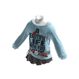 💗Y2K ROCK CHIC 2 PIECE_SKYBLUE