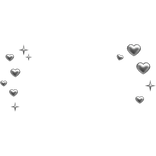 Y2K Shiny Stars and Hearts Aura Bling - Silver