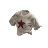 💗Y2K SHORT SLEEVE BASIC T-SHIRT_BEIGE