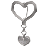 Y2K Silver Heart Belly Piercing