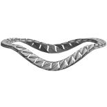 Y2K Silver Iced Out Metal Chain Necklace