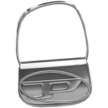 Y2K Silver Metallic Modern Petrol Bag