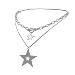 Y2K Silver Star Necklace [3.0]