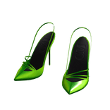 💎Y2K Slingback Pointy Heels - Neon