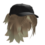 Y2K Spikey Bun w Denim Cap