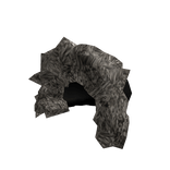 Y2K spiky fur hood
