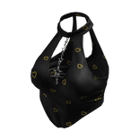 Y2K Star Chain Halter Top Heart Print [JEYS]
