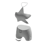 Y2K Star Crop Top Outfit White