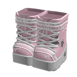 🍀Y2K Star Long Boots (Pink)