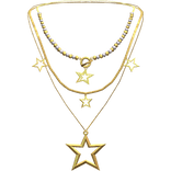 Y2K Star Necklace (Gold)