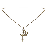 Y2K Starry Necklace in Gold