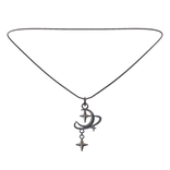 Y2K Starry Necklace in Silver