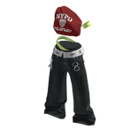 💜 Y2K Street Tubetop Hip-hop Style_Red