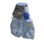 💜 Y2K Streetwear Layered Track Pants_Sky blue