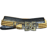 Y2K Studded Gyaru Rhinestone 2000s Belt Denim Gold