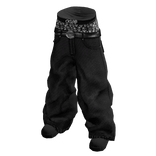 Y2K Stylish Saggy Skull Boxer Jeans (Black)