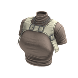  Y2K Stylish Top (Beige Cream)