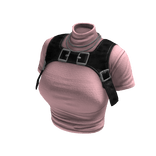  Y2K Stylish Top (Pink Black)