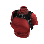  Y2K Stylish Top (Red Black)
