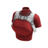  Y2K Stylish Top (Red White)