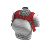  Y2K Stylish Top (White Red)